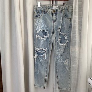 One Teaspoon destroyed jeans